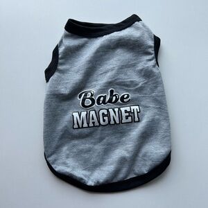 Gray and Black Dog Shirt extra small dogs
